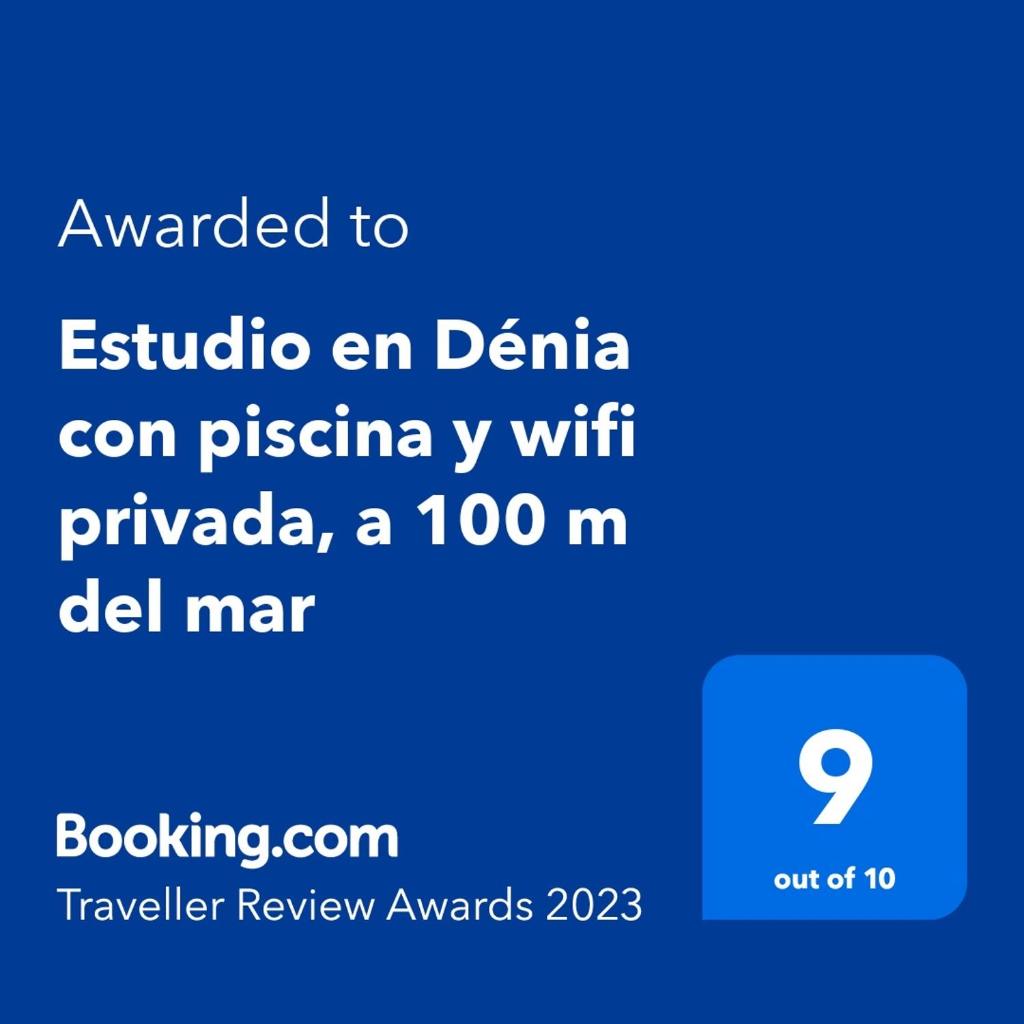 Estudio en Dénia con piscina y wifi privada, a 100 m del mar photo 1