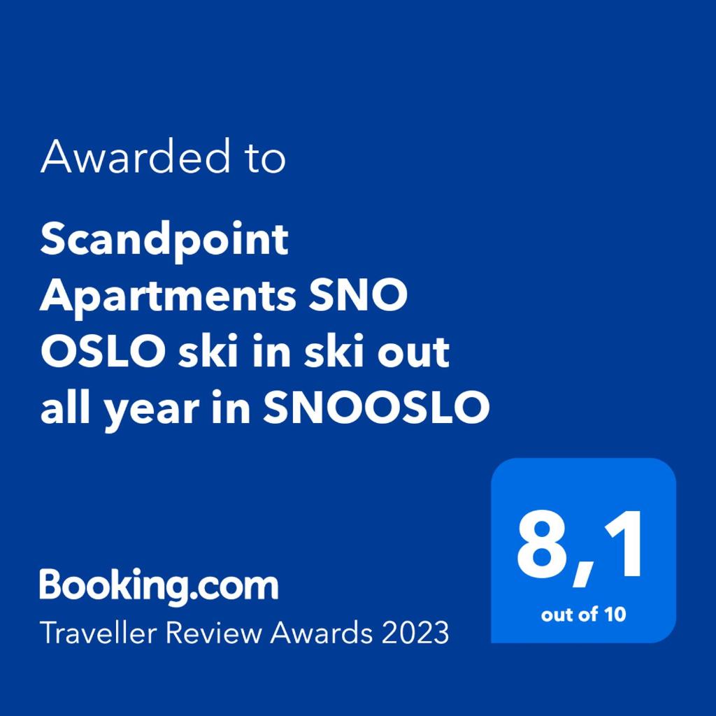 Scandpoint Apartments OSLO ski in ski out all year in SNOOSLO with Free Parking photo 1
