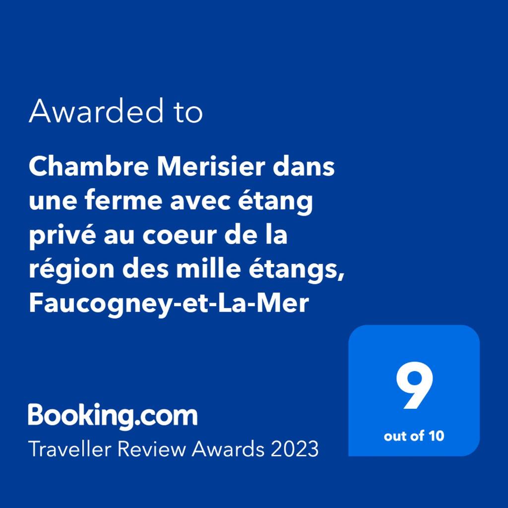 "Chambre Merisier" dans une ferme avec étang privé au coeur de la région des mille étangs, Faucogney-et-La-Mer photo 1