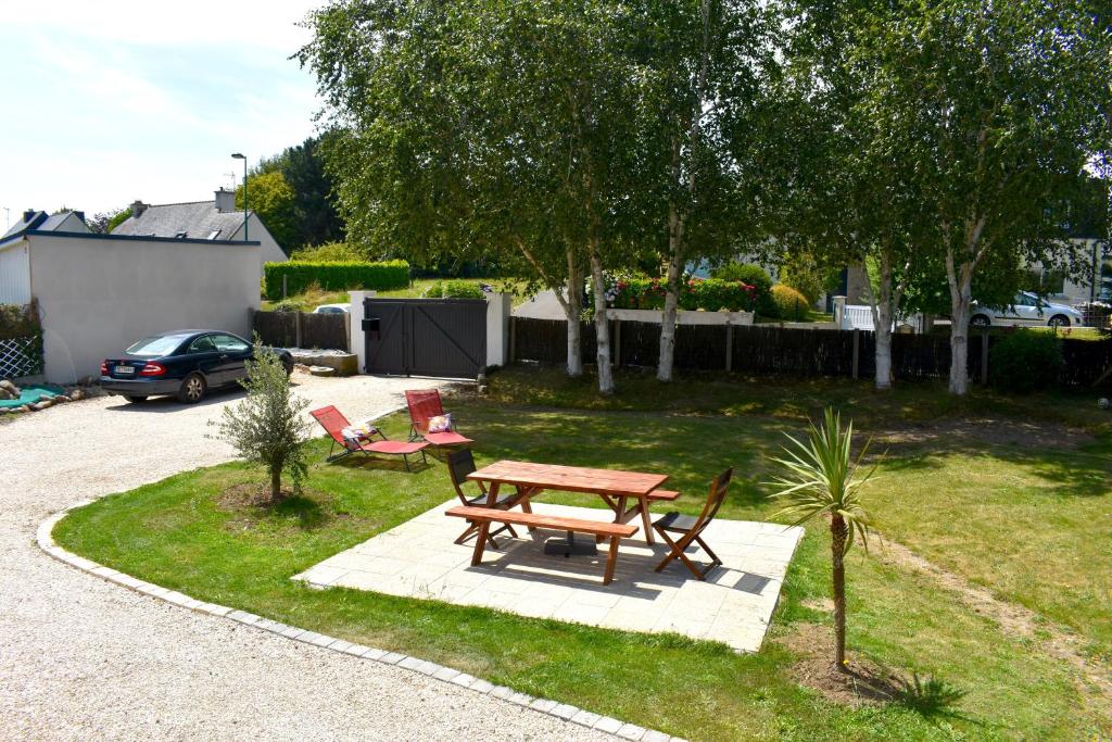 À 2mn de la plage, maison avec grand terrain clos