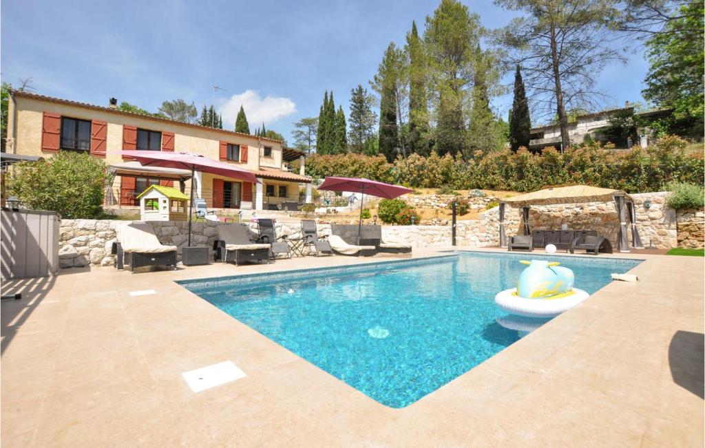 Amazing Home In Peymeinade With Outdoor Swimming Pool, Private Swimming Pool And 4 Bedrooms
