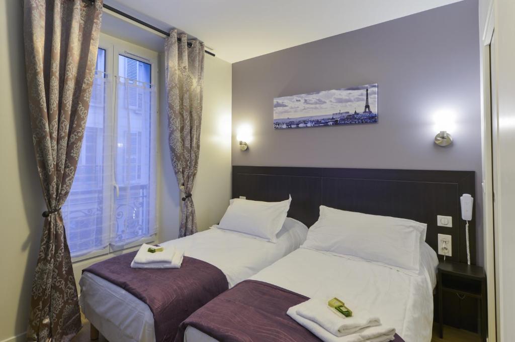 Двухместный (Двухместный номер с 2 отдельными кроватями), Hôtel du Quai de Seine