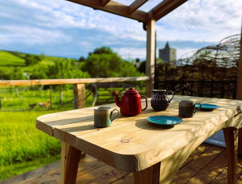 Dôl Swynol Glamping Luxury cabin with outdoor bath photo 1