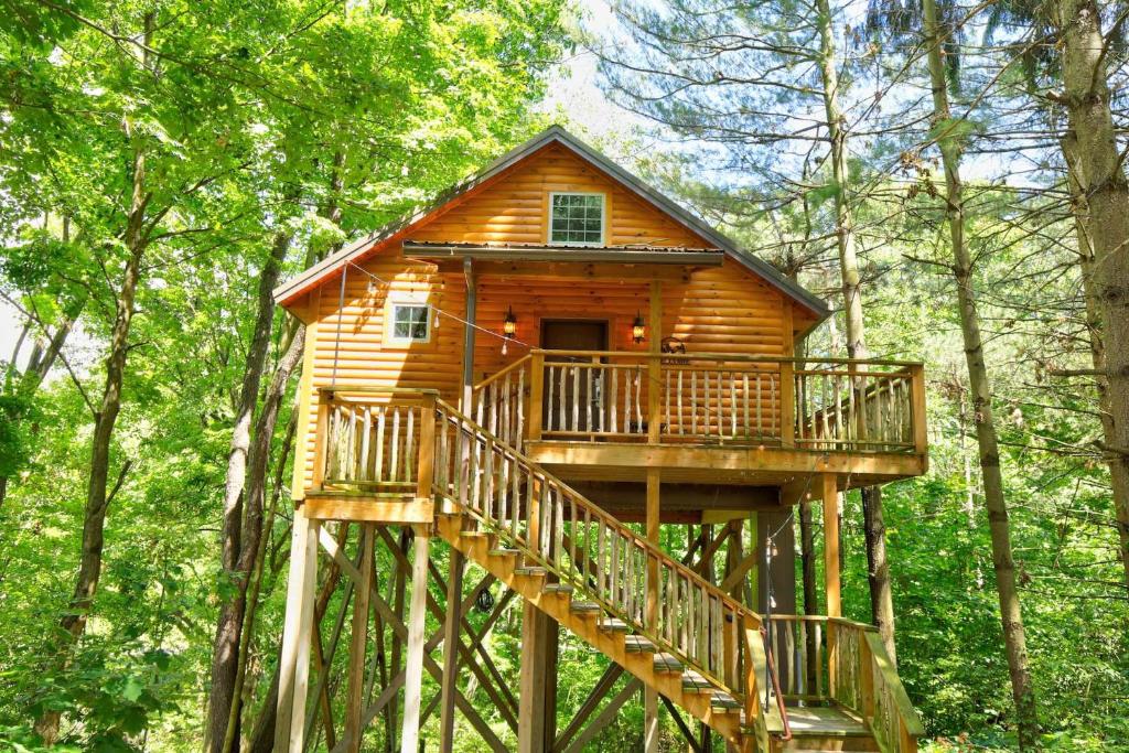 Wild Cherry Treehouse by Amish Country Lodging image