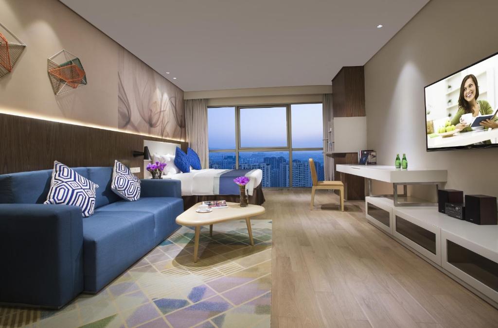 Апартаменты (Апартаменты с 1 спальней), Citadines Intime City Hangzhou