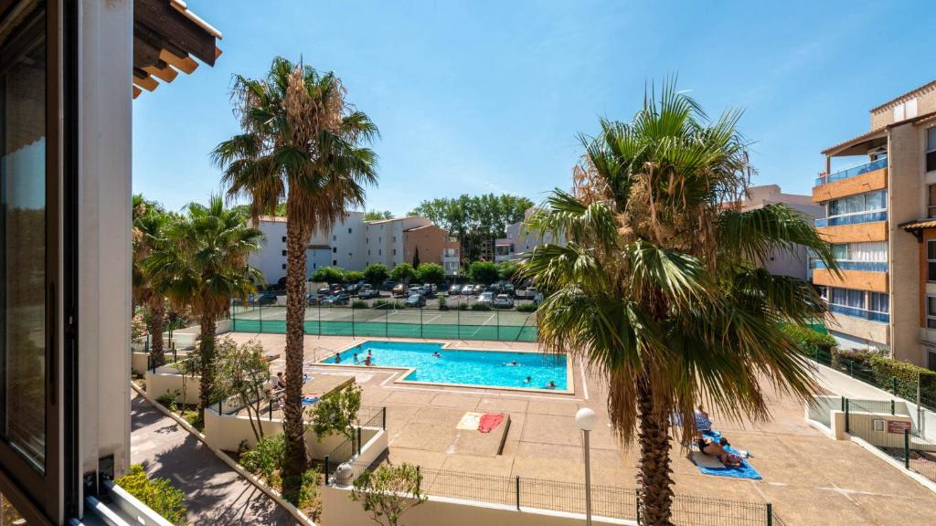 Nauticap - 423 - Appart vue piscine - 5 pers photo 1