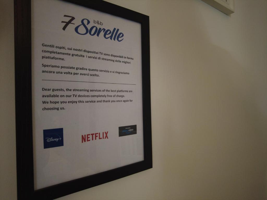 "7 SORELLE B&B" camere in pieno centro città con bagno privato, FREE HIGH SPEED WI-FI, NETFLIX photo 2