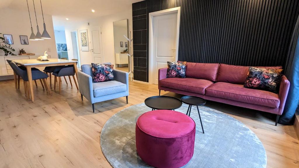 Moderne Ferienwohnung mit Südbalkon in der Nähe der Stever