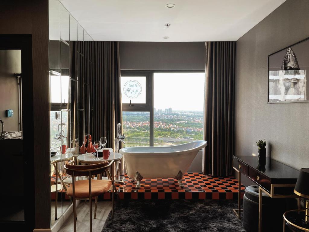 Vinhomes Ocean Park - Ctrl S by 1996 - The Luxe with bathtub - The Light with bathtub and projector - The Vintage with high floor - The Indochine with open view and high floor