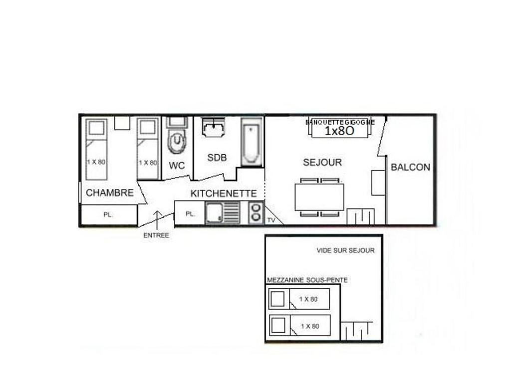 Appartement Les Saisies, 2 pièces, 5 personnes - FR-1-594-305 photo 2