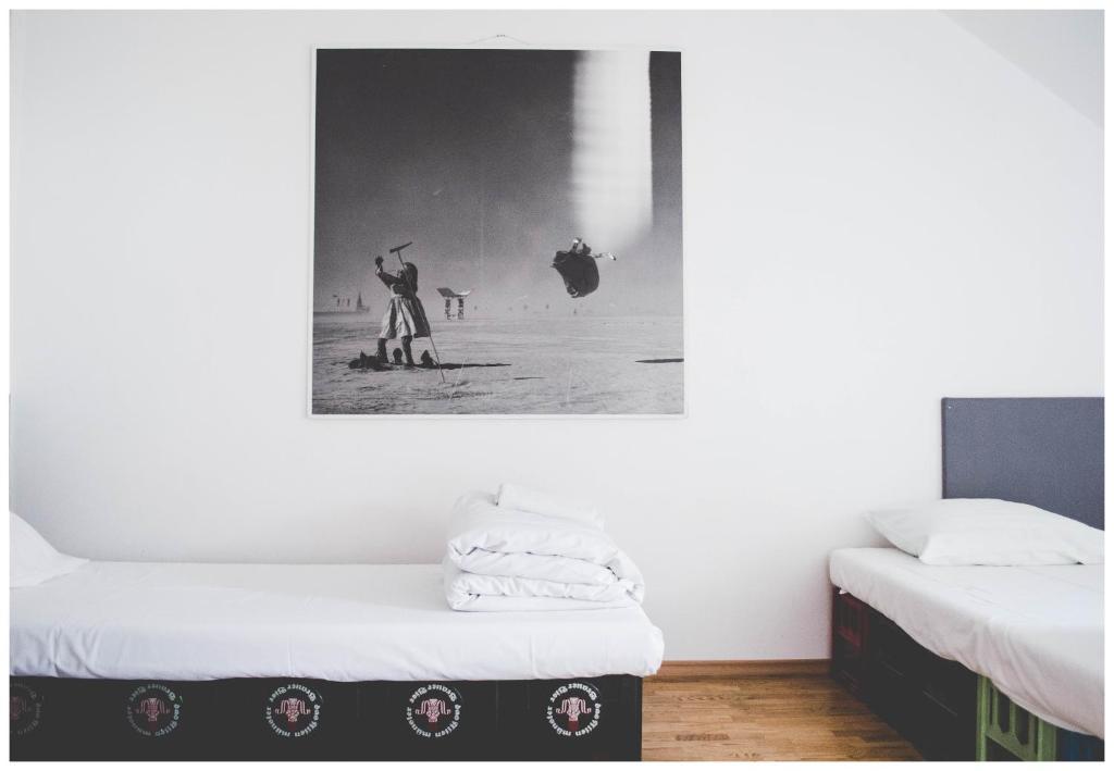 Трехместный (Трехместный номер с общей ванной комнатой), Hostel Jamaika