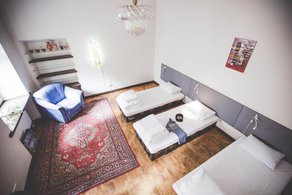 Трехместный (Трехместный номер с общей ванной комнатой), Hostel Jamaika