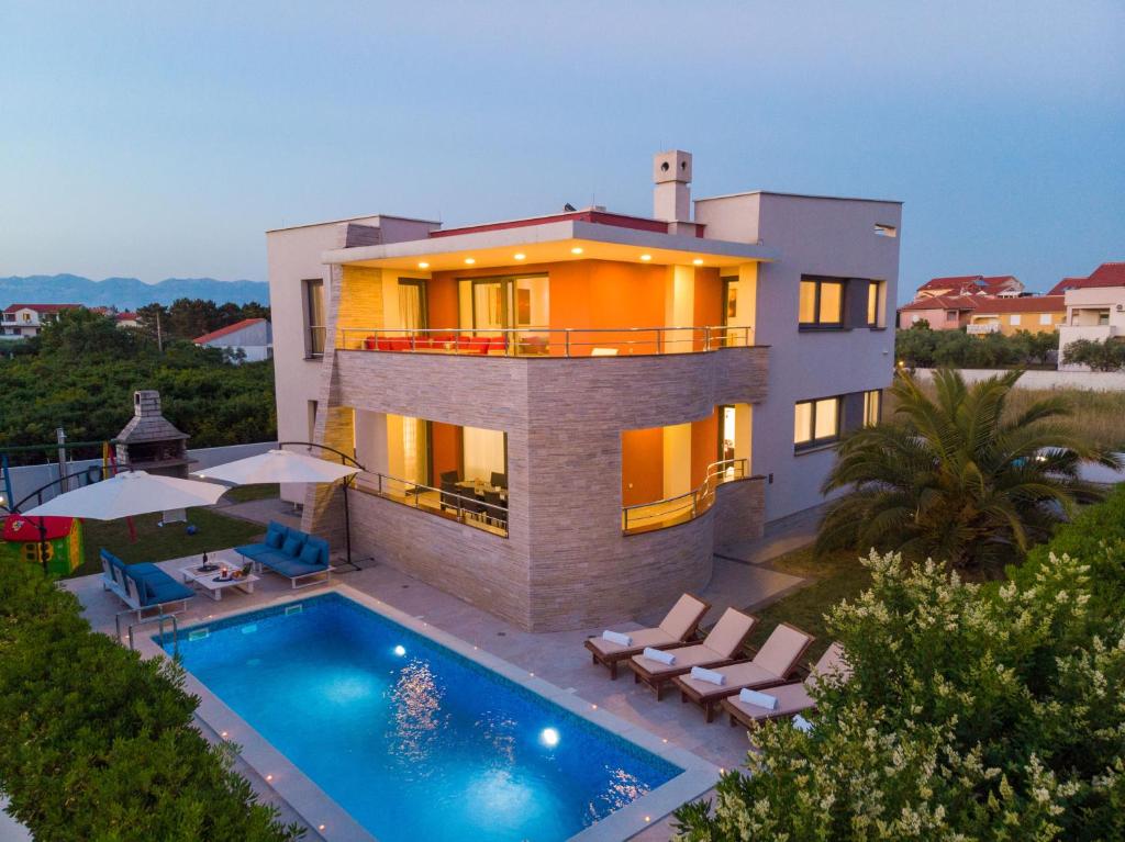 Vila Zatona Sunset with heated swimming pool