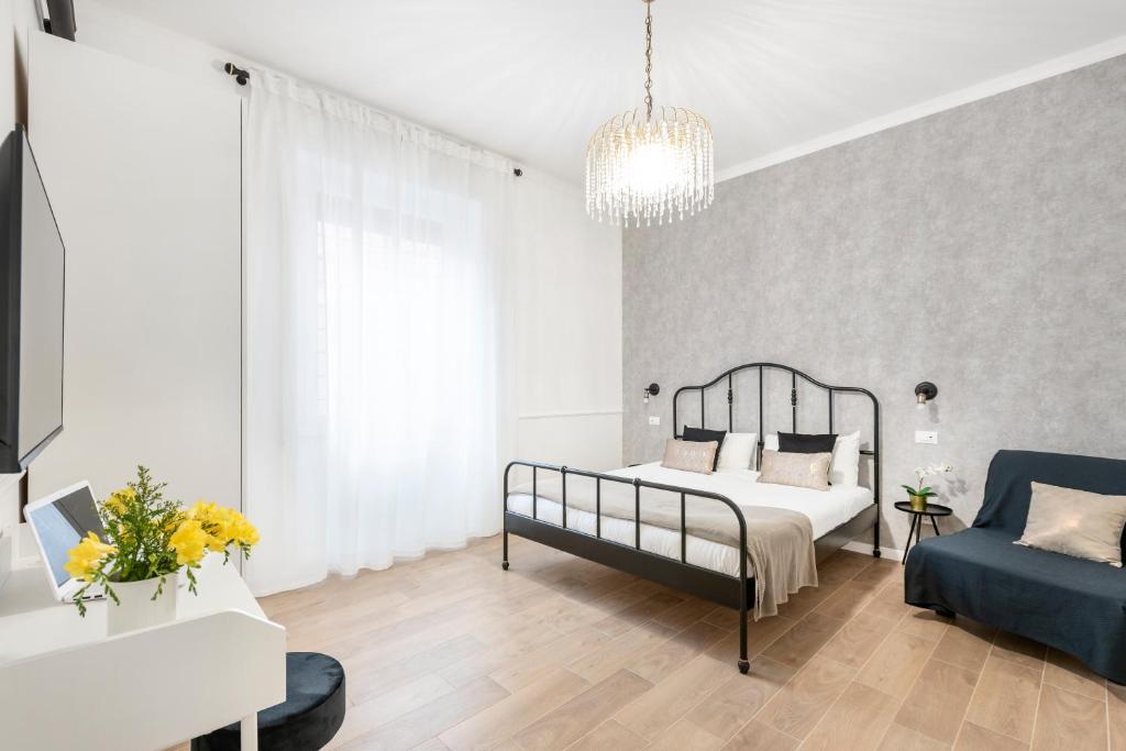 White flat Ground Floor Room Type - One-Bedroom Apartment