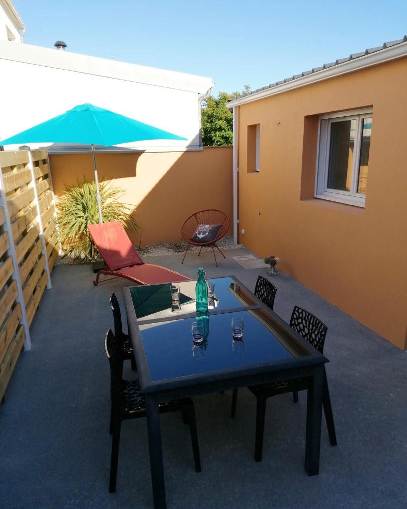Maison de vacances entre plage et port