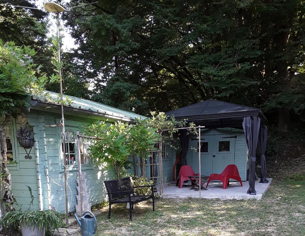 Le chalet de la grenouille verte