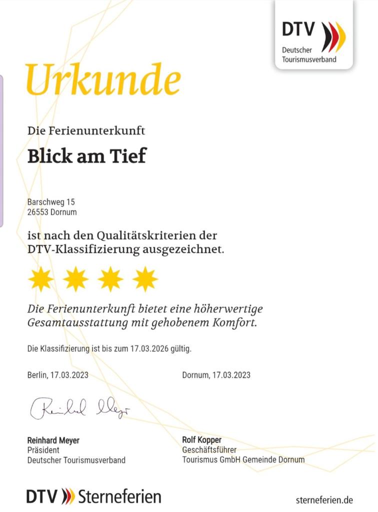Ferienwohnung Blick am Tief 4 Sterne photo 3