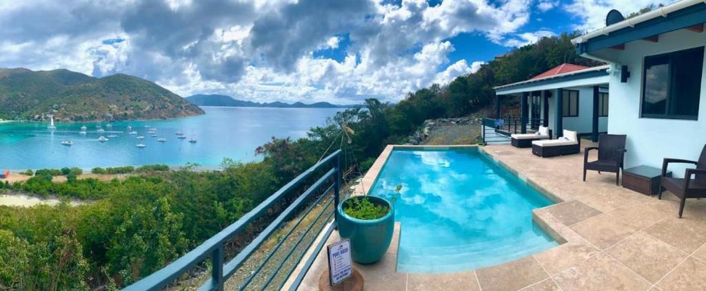 Jost Van Dyke, BVI 3 Bedroom Villa with Caribbean Views & Pool photo 3