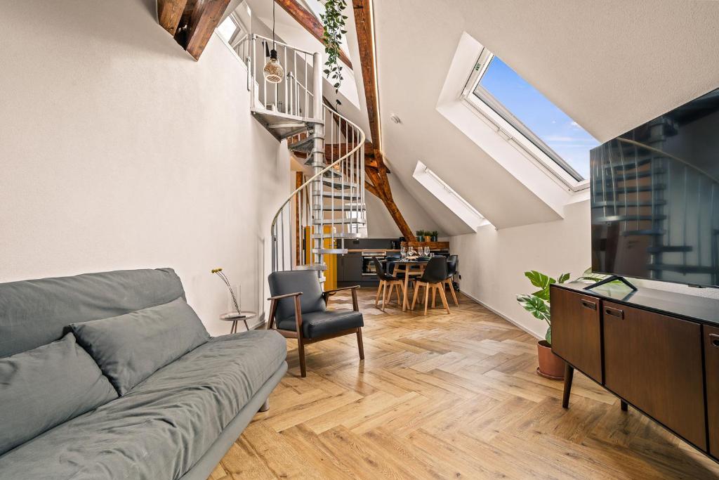 Maisonette-Wohnung mit freigelegtem Fachwerk photo 3