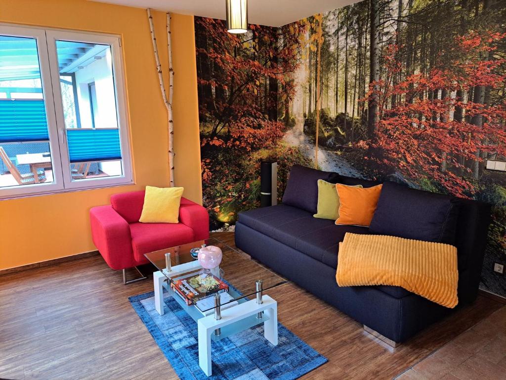 Ferienhaus Rehblick - direkt in der Natur, mit Lesezimmer und zwei Terrassen photo 3