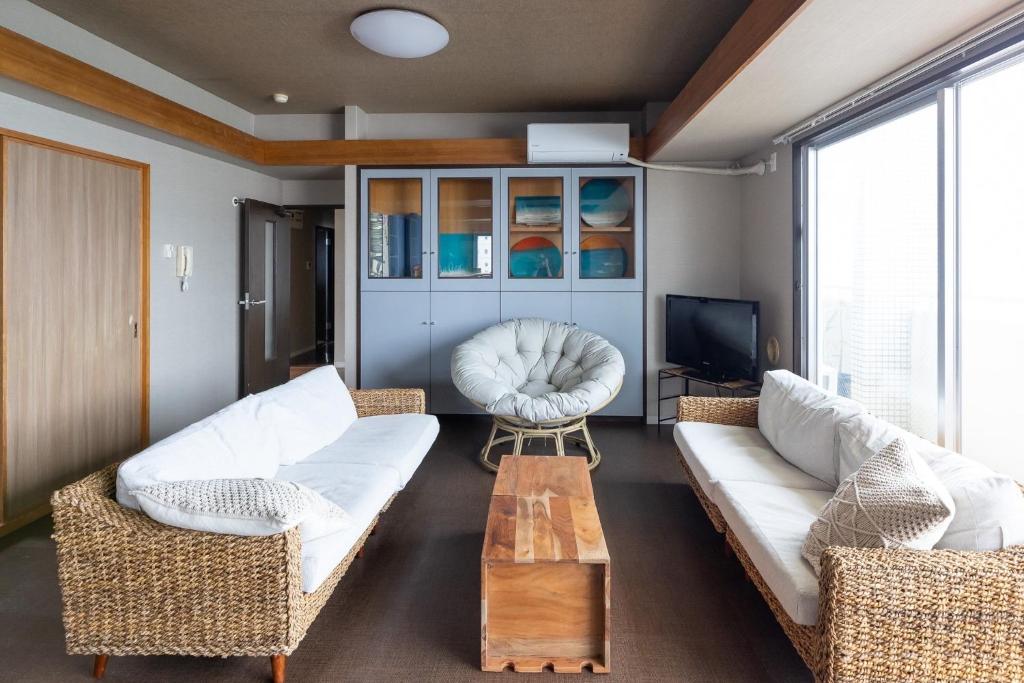 海まで徒歩1分。最上階の角部屋！アクセス抜群オーシャンビュー でのんびりSTAY photo 2