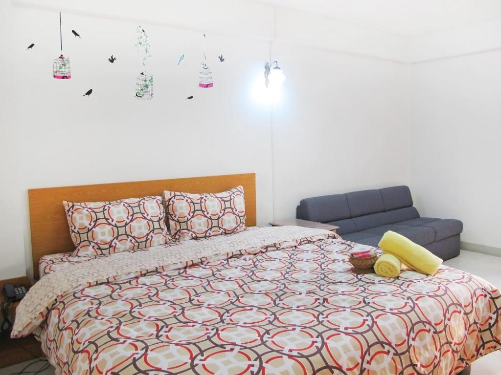 Двухместный (Двухместный номер Делюкс с 1 кроватью и балконом), Grand Living Place