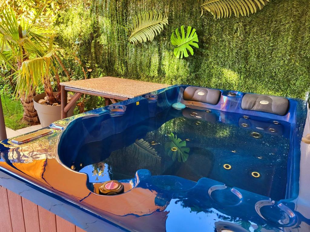 Évasion à deux, domaine prestigieux, jacuzzi et parking privés, piscine photo 4