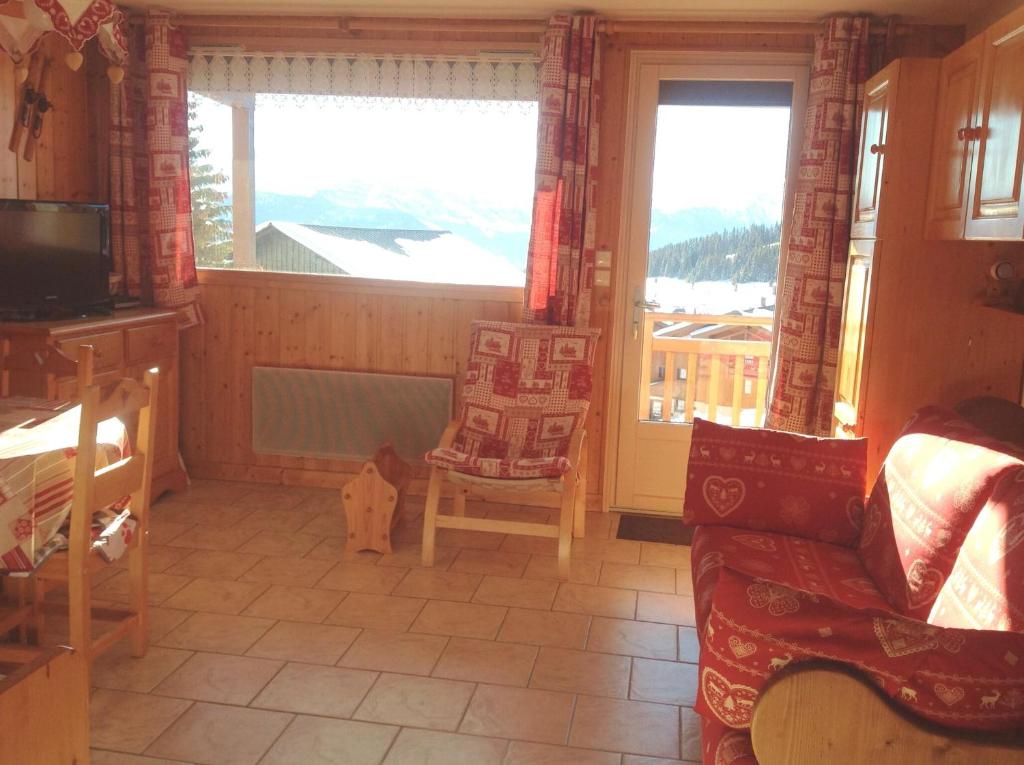 Appartement d'une chambre a Hauteluce a 300 m des pistes avec jardin amenage