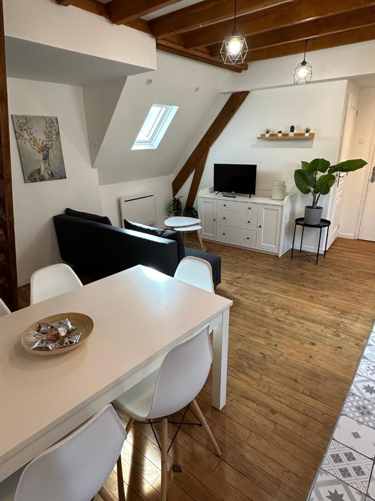 Superbe appartement mansardé avec mezzanine - proche centre ville, thermes, aquensis photo 1