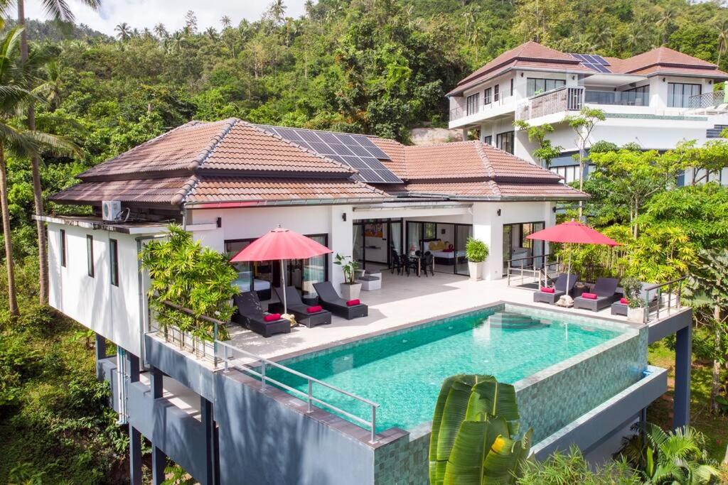 paradise sea view infinity Pool Villa Chaweng Koh Samui
