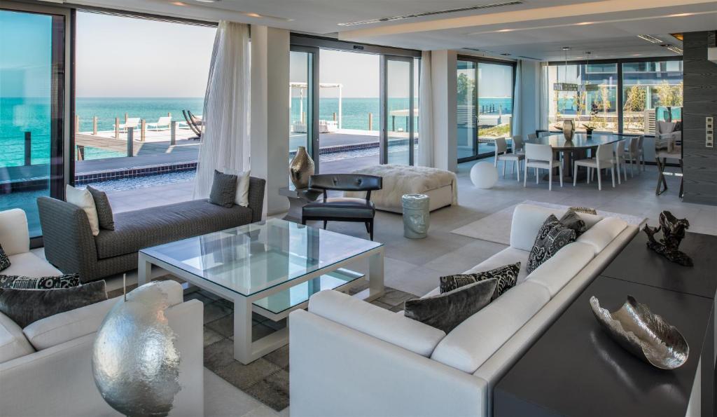 Вилла (Вилла «Вода» с 4 спальнями), Курортный отель Zaya Nurai Island Resort