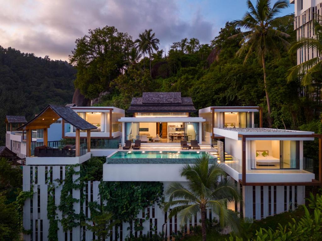 Samui Seaview Infinity Pool Villa 3BR Rainforest Private Retreat with Butler & Breakfast