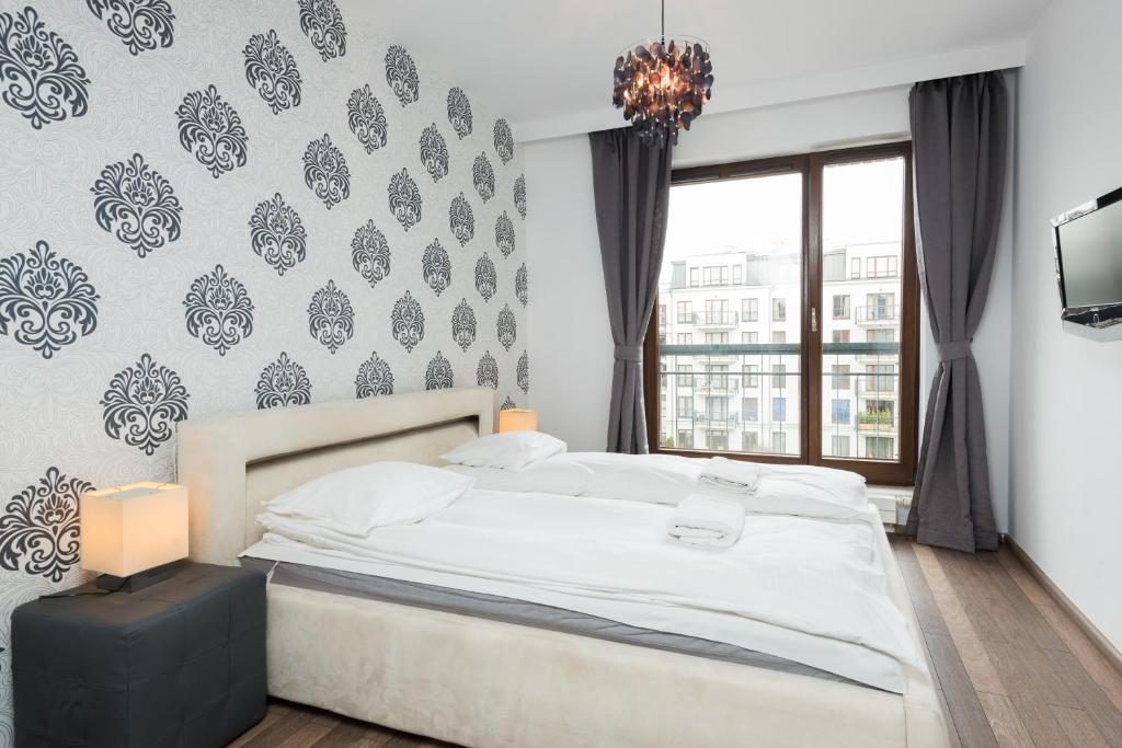 Апартаменты (Апартаменты Делюкс с 1 спальней (для 4 взрослых)), Apartamenty Apartinfo Szafarnia