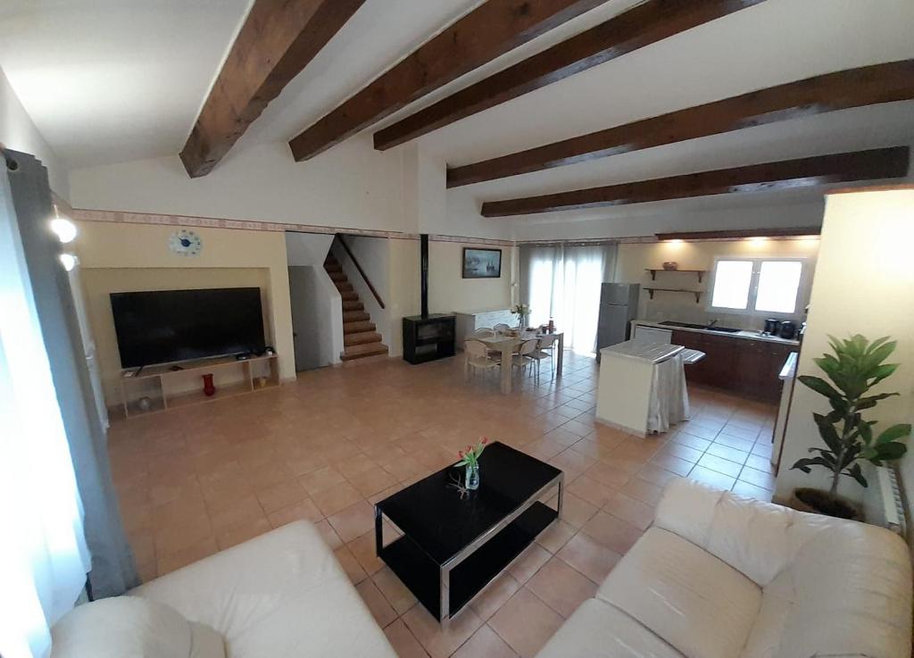 Villa avec plage à pied et grande piscine photo 1