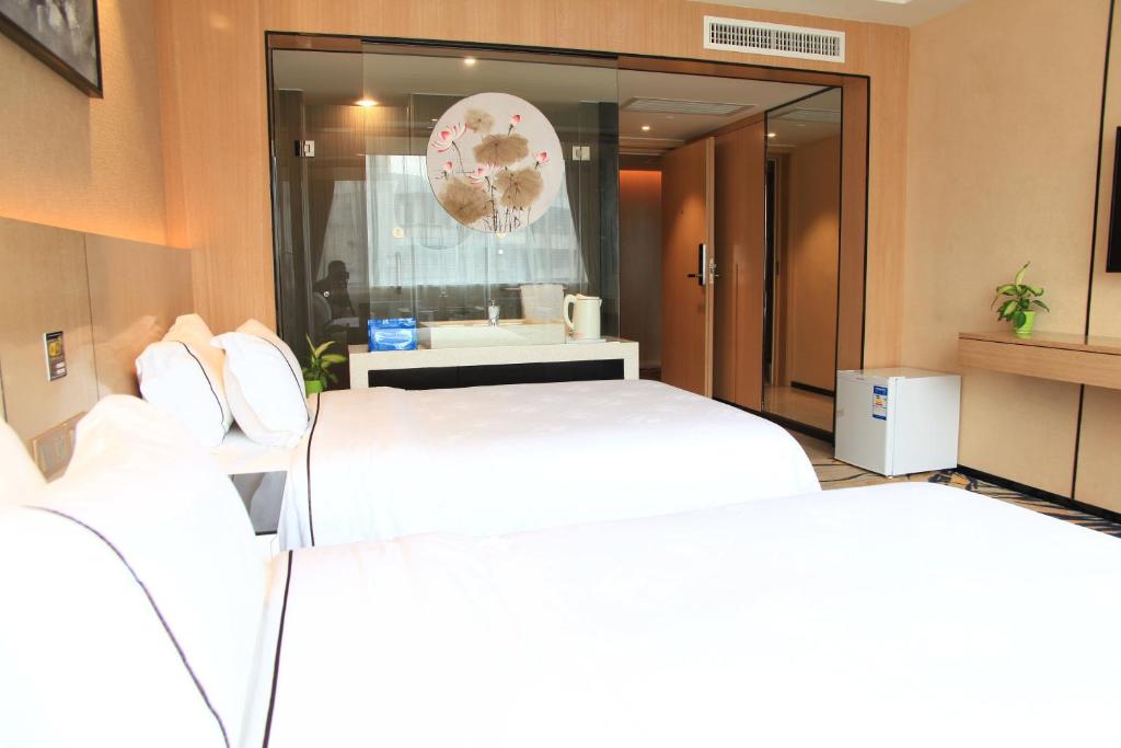 Двухместный (Двухместный номер Делюкс с 2 отдельными кроватями), Shang Yuan Hotel