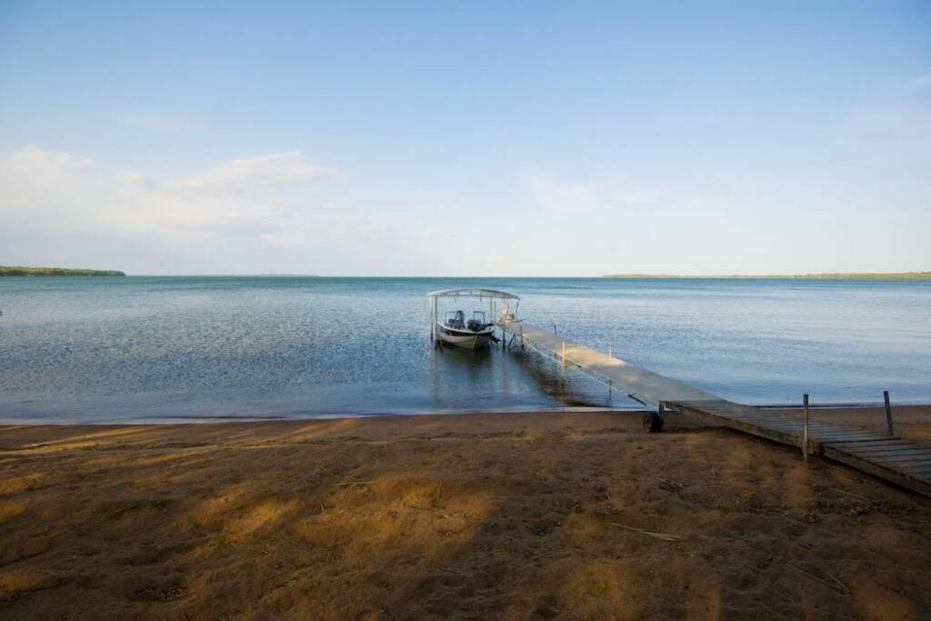 Dog Friendly Leech Lake Home w Perfect Beach Garage Boat Lift photo 2