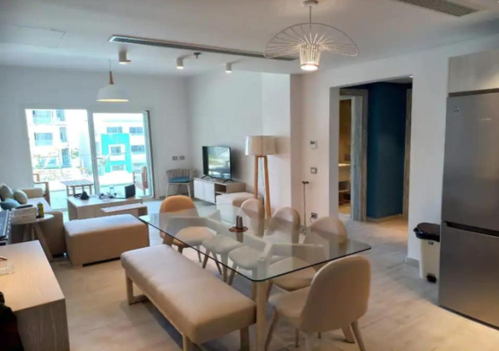 Modern Style Serviced Apartment at Fouka Bay North Coast with Pool and Sea View photo 3
