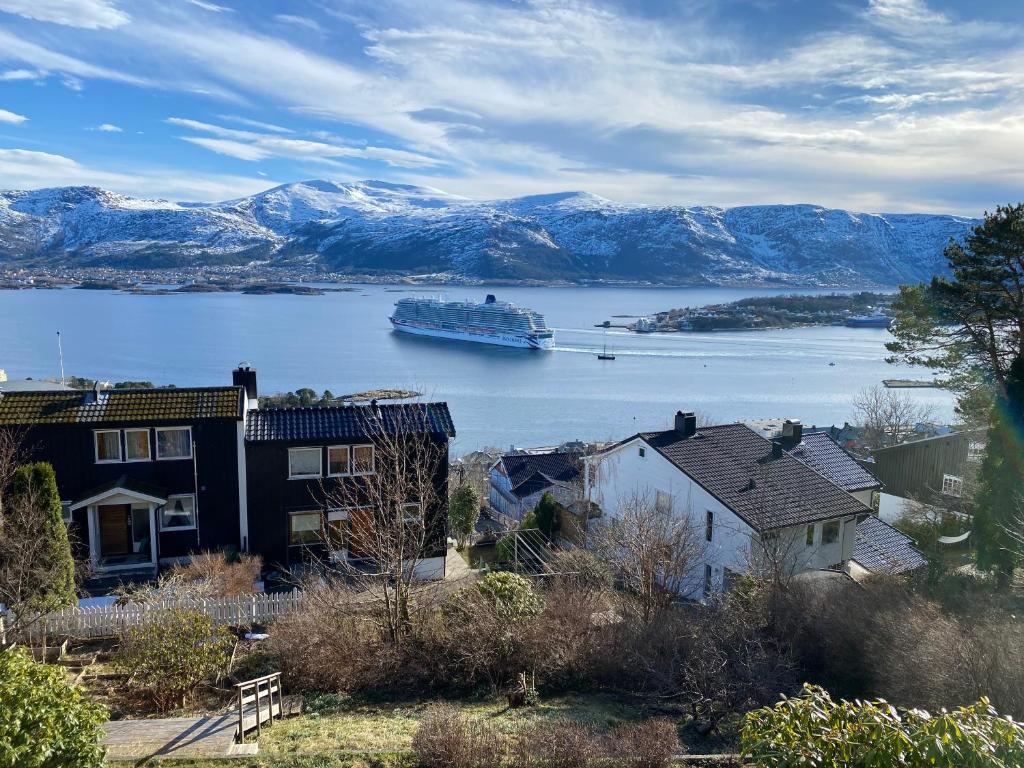 Great place with view to the mountains and fjord photo 2