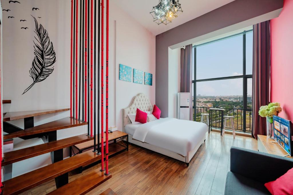 April Fair Duplex Apartment Guagnzhou South Railway Station Min Jie Branch photo 4