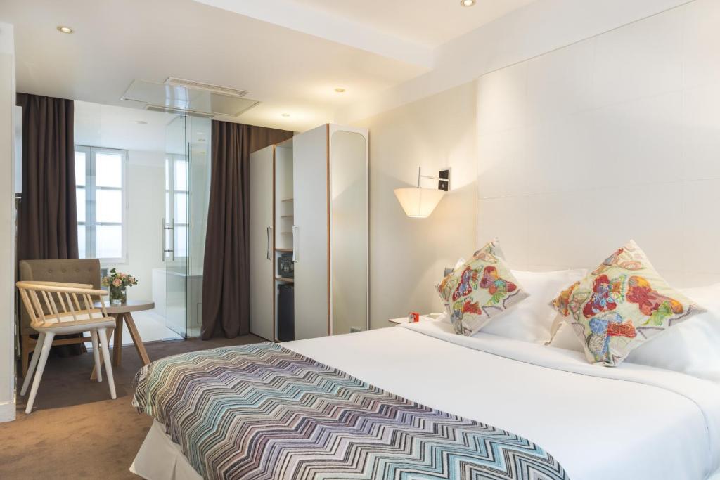 Двухместный (Полулюкс с 2 односпальными кроватями), Hotel Le Placide Saint-Germain Des Prés