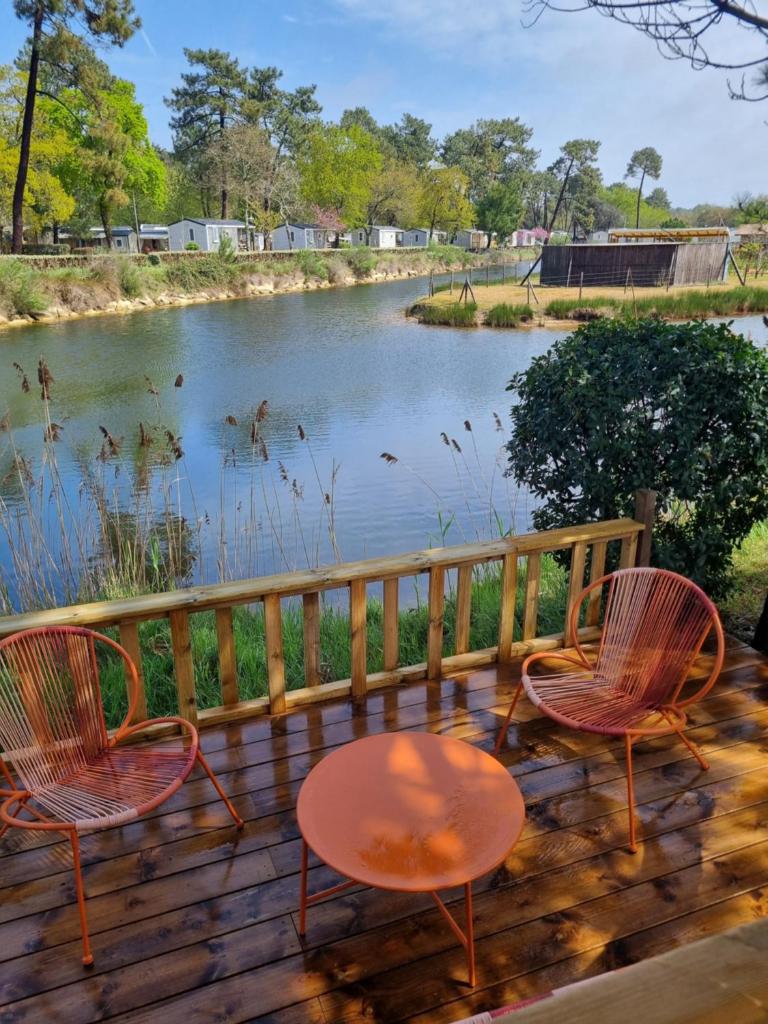 Mobil home camping Les ViVIERS Cap Ferret photo 4