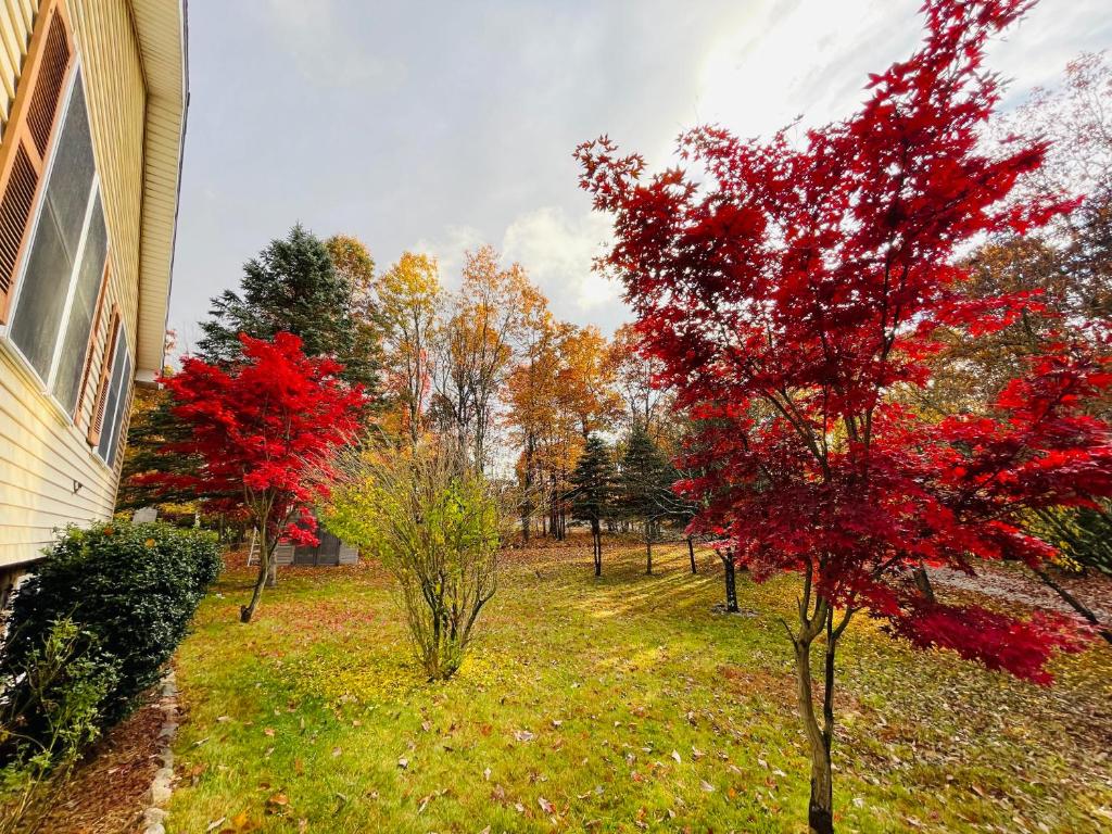 Stunning Poconos Villa- Hot Tub, Pool, Game Room, BBQ & more photo 3