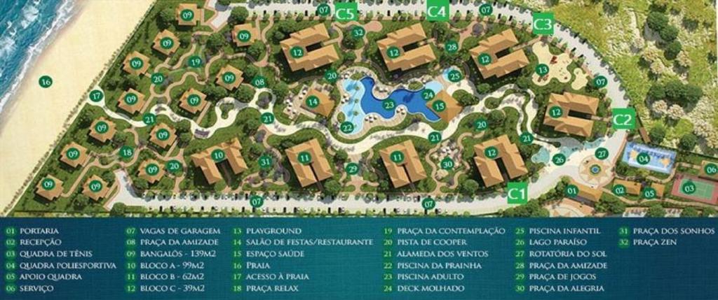 VG Sun Cumbuco Resort a Beira Mar Nascente Sombra e Ventilação C1-207 photo 1