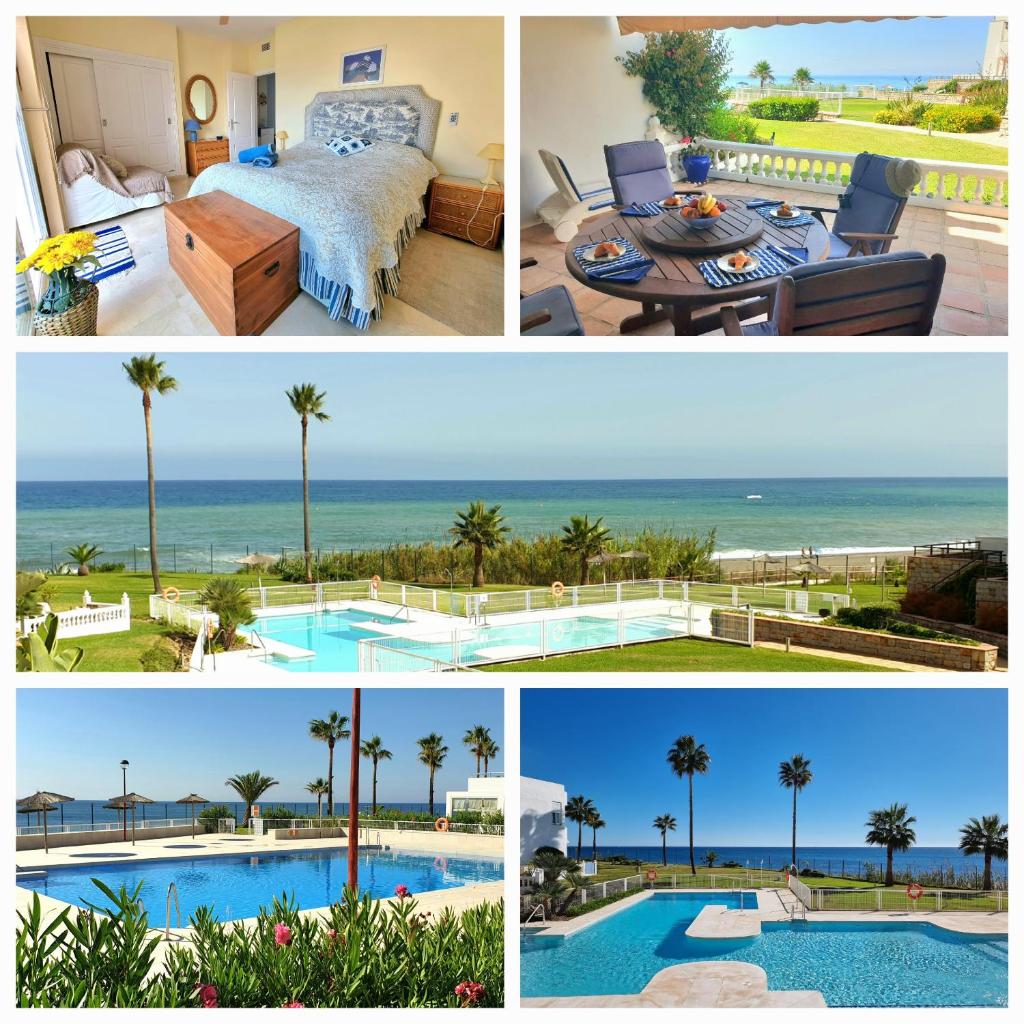 Casitamar frontline beach house rental Casares Costa near Estepona