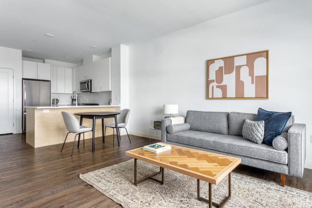 1BR w Gym WD Steps from Newtonville Train BOS-354 photo 1