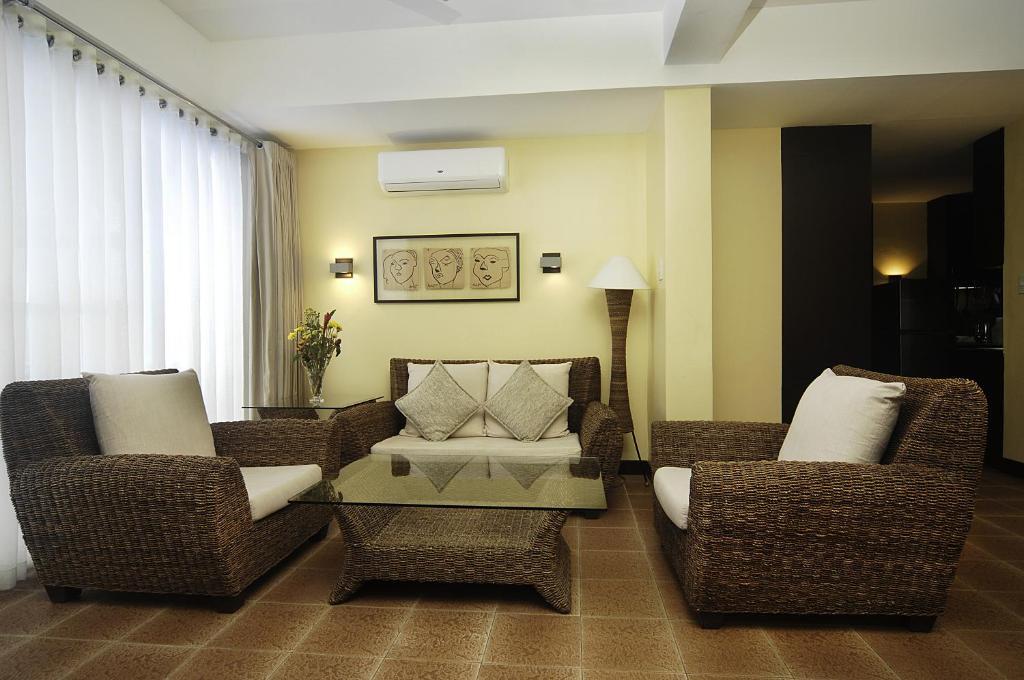 Апартаменты (Апартаменты c 2 спальнями и видом на пляж), Boracay SandCastles The Apartments