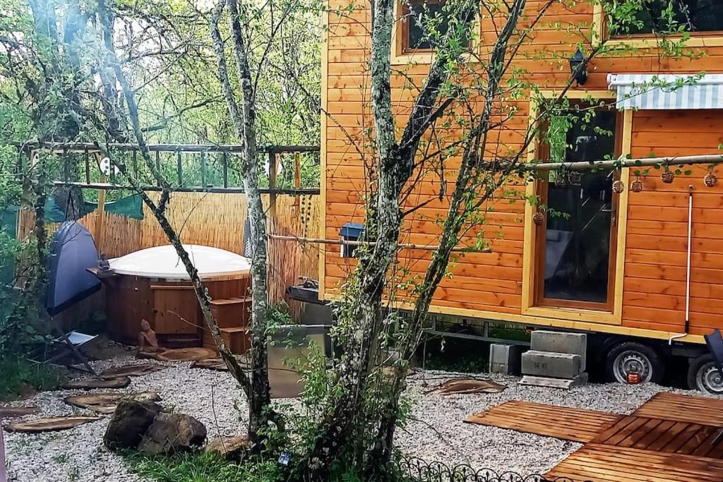 Mini maison tiny house et son bain nordique photo 4