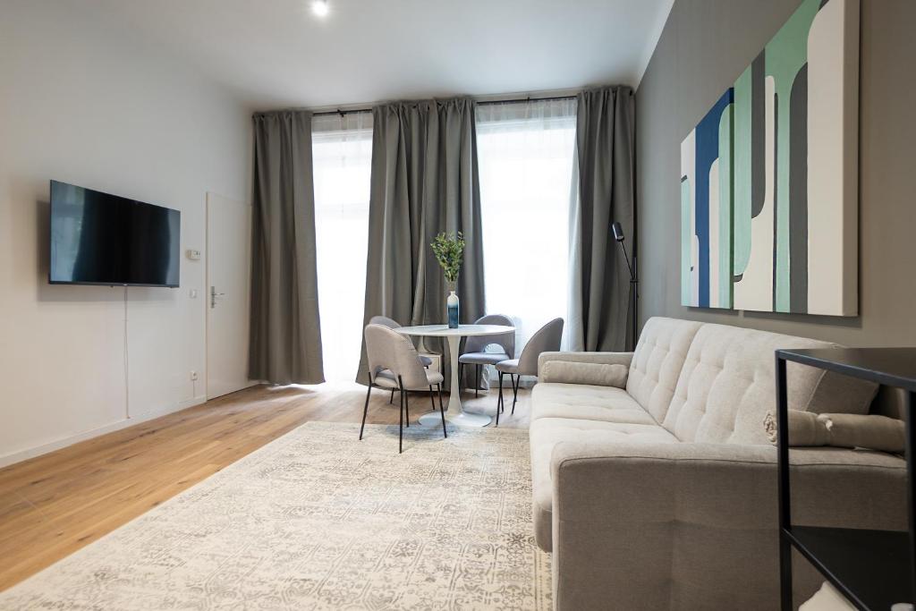 Bright & Airy Apartment with Balcony near City Center