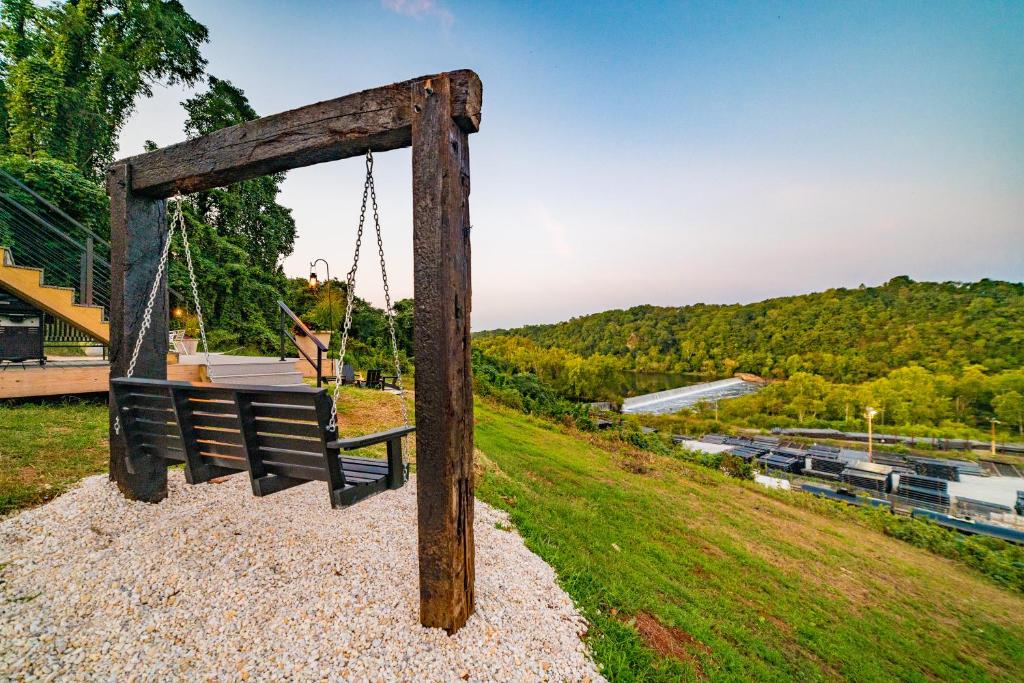 Train Caboose & River Views Near Downtown photo 1