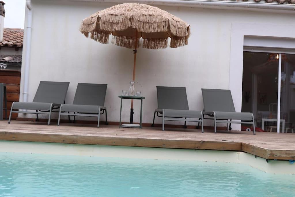 La Maison du Bonheur 195 m2 - Piscine - Jacuzzi - Proche Plage photo 2